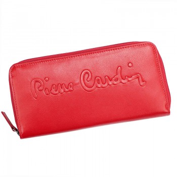 Značková červená dámská peněženka Pierre Cardin (KDPN307)