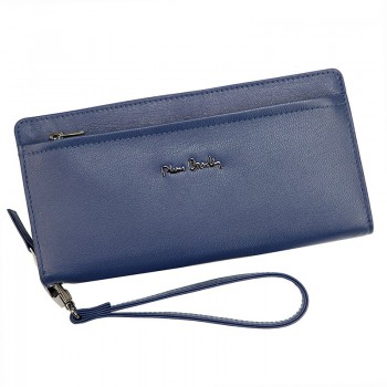 Značková modrá dámská peněženka s kapsou na mobil (KDPN309)