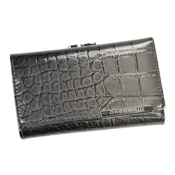 Dámská kožená peněženka Gregorio šedá KZ2218658