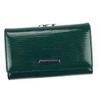 Dámská kožená peněženka Gregorio zelená KZ2225511