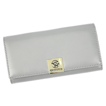 Dámská kožená peněženka Gregorio šedá KZ2239056