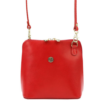 Kožená kabelka Gregorio červená KZ2246737