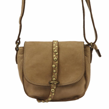 Kožená kabelka VS taupe KZ2247115