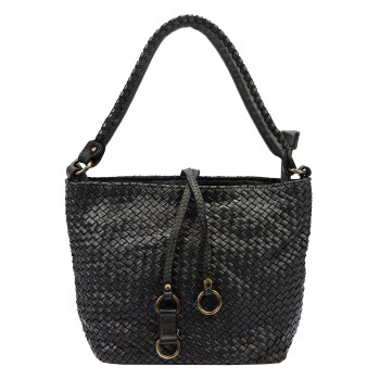 Kožená kabelka VS černá KZ2247117