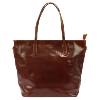 Kožená kabelka Marco hnědá KZ2247867