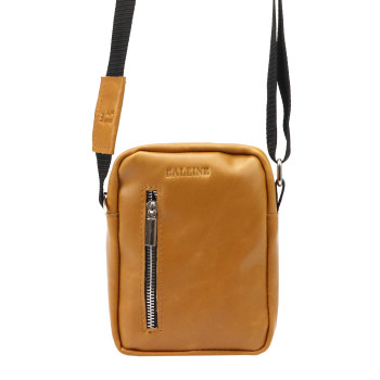 Kožená kabelka Baleine camel