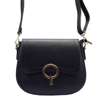 Kožená kabelka Luka černá KZ2249007