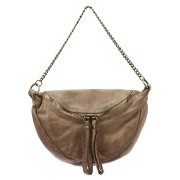 Kožená kabelka VS béžová KZ2248882