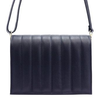 Kožená kabelka Luka modrá KZ2249798