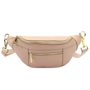 Kožená kabelka Luka růžová KZ2250150