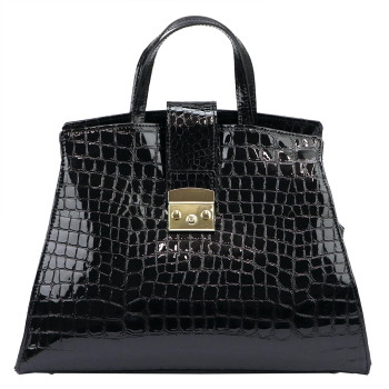 Kožená kabelka Luka černá KZ2250352