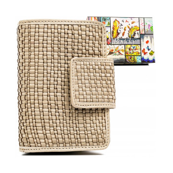 Dámská kožená peněženka Rovicky béžová KZ2250697