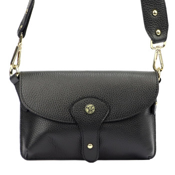 Kožená kabelka Gregorio černá KZ2250710