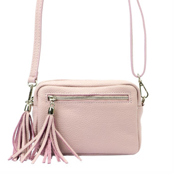 Kožená kabelka Luka wrzosowy KZ2246177