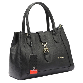Kožená kabelka Pierre Cardin černá KZ2250868
