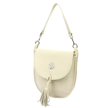 Kožená kabelka Gregorio béžová KZ2251435