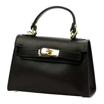 Kožená kabelka Luka černá KZ2251803