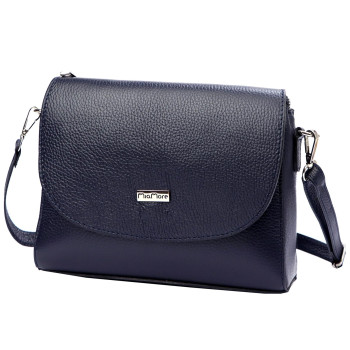 Kožená kabelka MiaMore modrá KZ2252216