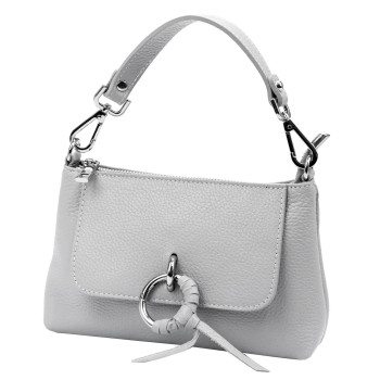 Kožená kabelka Luka šedá KZ2252895