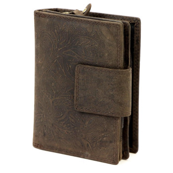 Dámská kožená peněženka Gregorio hnědá KZ2253588