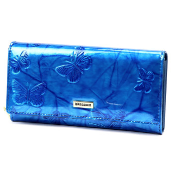 Dámská kožená peněženka Gregorio modrá KZ2252670