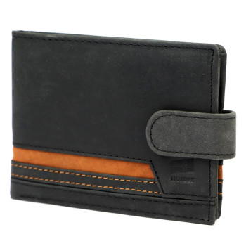 Pánská kožená peněženka Nordee černá KZ2254402