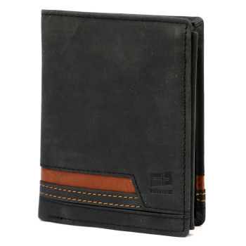 Pánská kožená peněženka Nordee černá KZ2254405