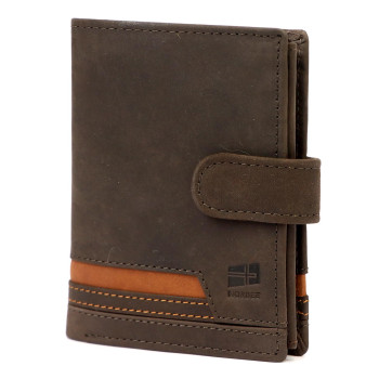 Pánská kožená peněženka Nordee hnědá KZ2254409