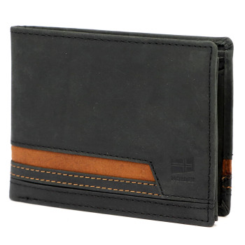 Pánská kožená peněženka Nordee černá KZ2254398