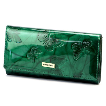 Dámská kožená peněženka Gregorio zelená KZ2252666