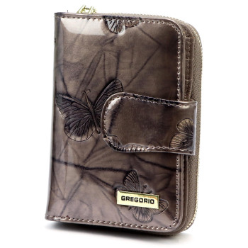 Dámská kožená peněženka Gregorio šedá KZ2252690