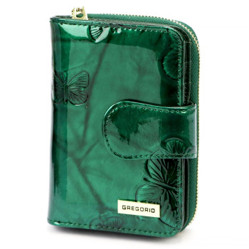 Dámská kožená peněženka Gregorio zelená KZ2252691