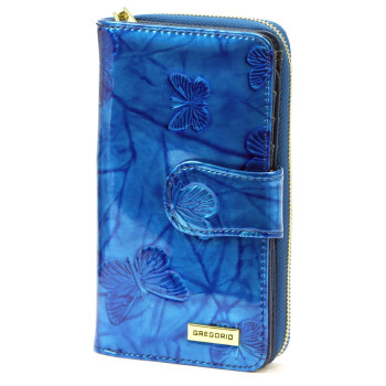 Dámská kožená peněženka Gregorio modrá KZ2252695
