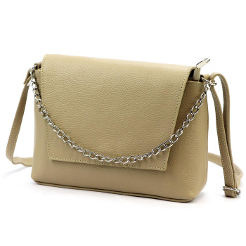 Kožená kabelka Luka béžová KZ2254828