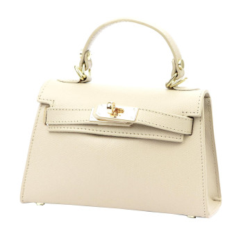 Kožená kabelka Luka béžová KZ2254834