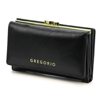 Dámská kožená peněženka Gregorio černá KZ2252572