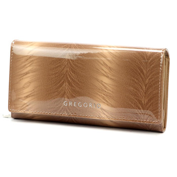 Dámská kožená peněženka Gregorio béžová KZ2252604