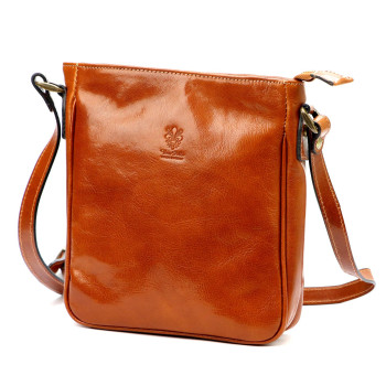 Kožená kabelka Florence hnědá KZ2255835