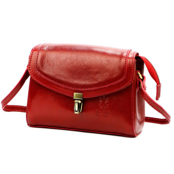 Kožená kabelka Florence červená KZ2255893