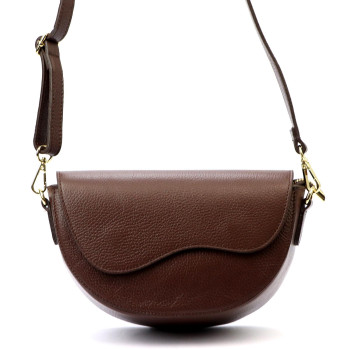 Kožená kabelka Luka hnědá KZ2256053