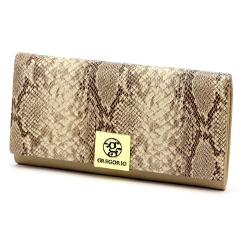 Dámská kožená peněženka Gregorio béžová KZ2255205