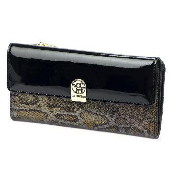 Dámská kožená peněženka Gregorio černá KZ2255212