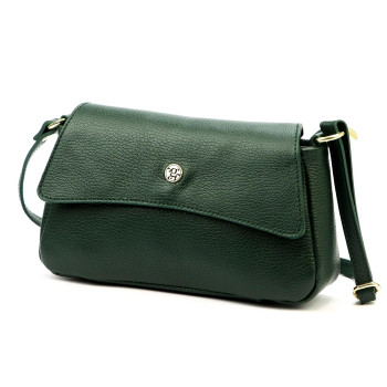 Kožená kabelka Gregorio zelená KZ2256184