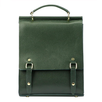 Dámský kožený batoh Luka zelený (KZ2238203) 8l