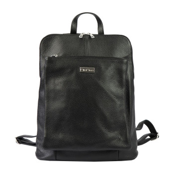 Dámský kožený batoh černý MiaMore KZ2242012 10l