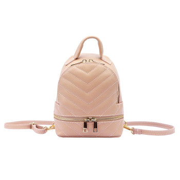 Dámský kožený batoh Luka růžový KZ2251078