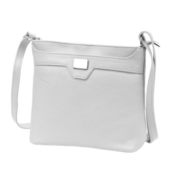 Kožená kabelka Luka šedá KZ2256561