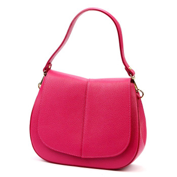 Kožená kabelka Luka fuchsiová KZ2257402