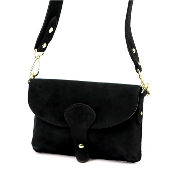 Kožená kabelka Luka černá KZ2257602