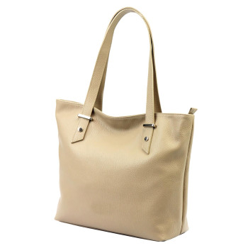 Kožená kabelka Luka béžová KZ2257783